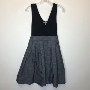 Bailey Blue Fit and Flare Black Blue Dress